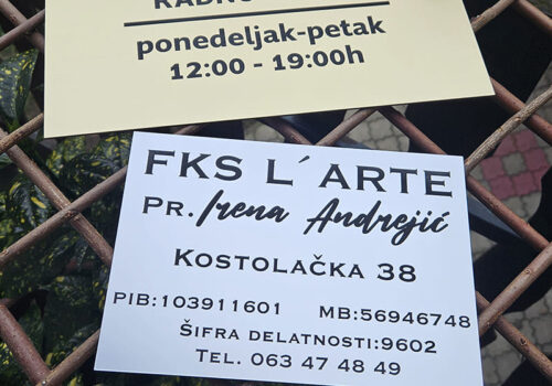 Table od graverske plastike