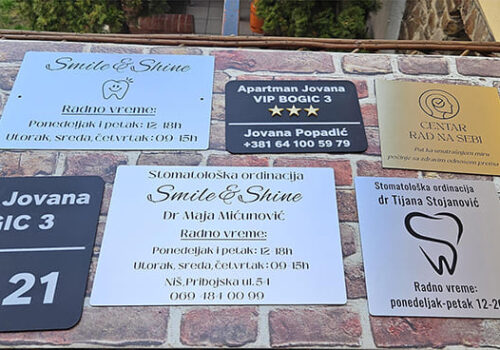 MiX modela natpisnih tabli