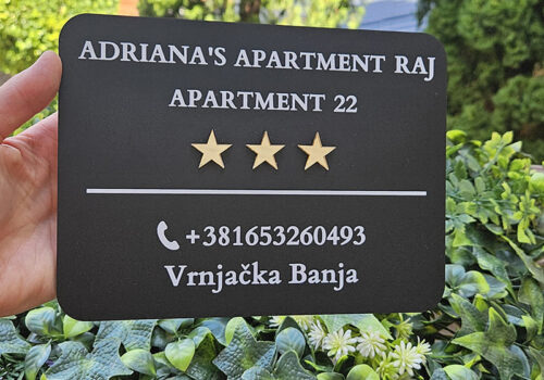 Klirit tabla sa 3d efektom zvezda