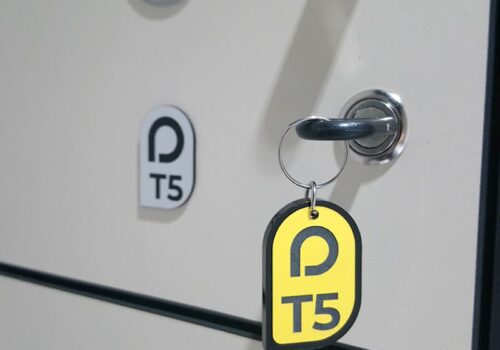 Model jednostrani žuti privezak za fintess centar