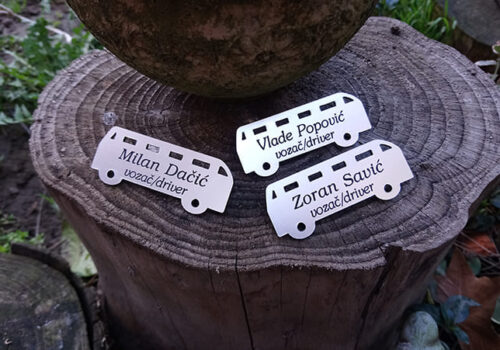 ID model pločice za vozače