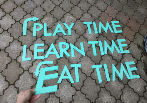 Drvena slova za dekoraciju