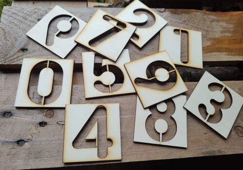 Drveni šabloni za farbanje