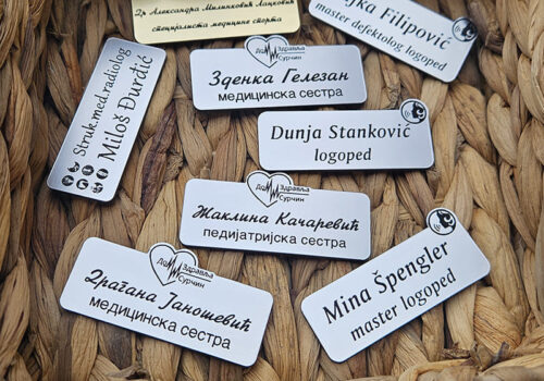 Mix modela ID pločica