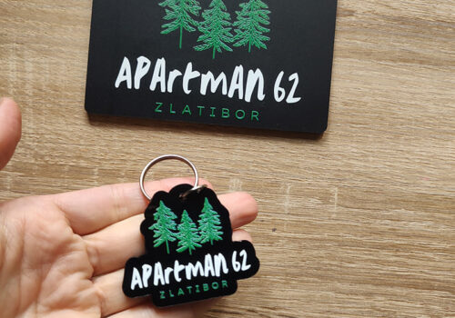 Pločica i privezak klirit za apartman