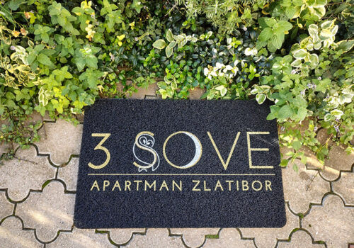 Pvc otirac sa logom apartman