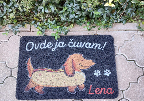 Pvc otirac sa motivom psa