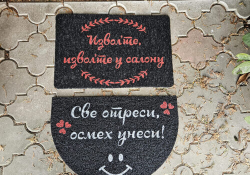 Pvc otiraci sa duhovitim porukama