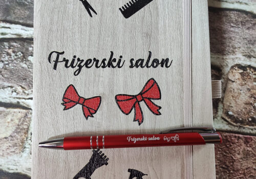 Rokovnik sa štampom za frizerski salon