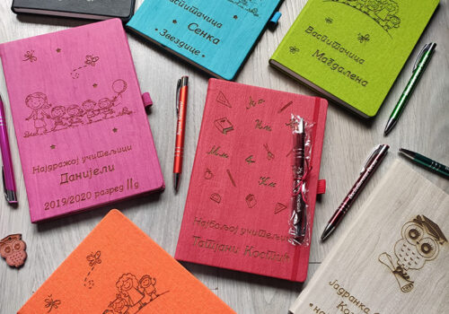 Setovi rokovnika - poklon za vaspitačice, učitelje