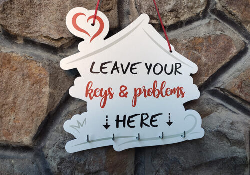 Štampani stalak za ključeve